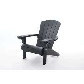 KETER Alpine Adirondack Gartenstuhl - 81x80x96,5cm - Anthrazit - Keter