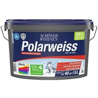 SCHÖNER WOHNEN-Farbe Wandfarbe Polarweiß  (Basismischfarbe 2, 5 l, Matt)