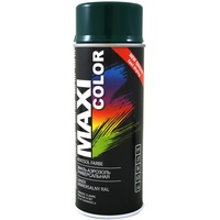 Maxi Color NEW QUALITY Sprühlack Lackspray Glanz 400ml Universelle spray Nitro-zellulose Farbe Sprühlack schnell trocknender Sprühfarbe (RAL 6009 Tannengrün glänzend)
