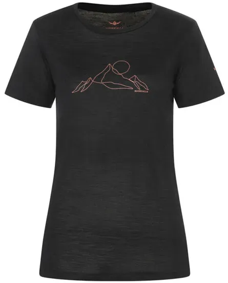 Kaikkialla Kivisuo S/S W - T-shirt - Damen - Black - XS