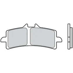 Brembo Bremsbelag Typ 92, Sintermetall, Bremsbelag "07BB37 Genuine Part" Beläge der Erstausrüstung
