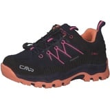 CMP Rigel Low Shoe Wp Trekking-Schuhe, Blau-Orange-Pink B.Blue-Sunrise, 41 EU