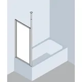 Kermi Vario 2000 Seitenwand V2TWD0701422K 61,4-64,6x140cm, weiß, Kerolan Perl