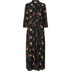Y.A.S Hemdblusenkleid Shirtkleid Schwarz S