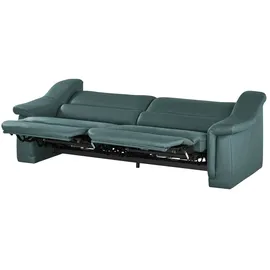 HIMOLLA Ledersofa 2-Sitzer türkis/petrol