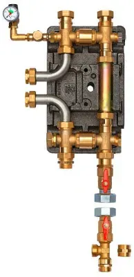 Doppel-Differenzdruckloser Verteiler DDV mit Umwälzpumpe UPM3 Flex AS 25-70 - 50...