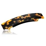 Balmain Hair Couture Cellulose Acetate Barrette pour Cheveux Medium Tortoise Shel Haarspangen 1 Stk