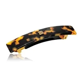 Balmain Hair Couture Cellulose Acetate Barrette pour Cheveux Medium Tortoise Shel Haarspangen 1 Stk