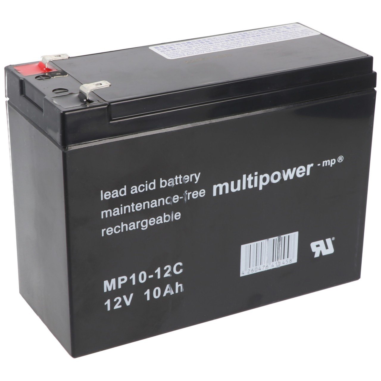 Multipower MP10-12C Akku Blei PB 12Volt 10Ah Zyklenfest Cycle