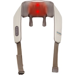 Aspria 5D Shiatsu Nackenmassagegerät mit Wärme, wiederaufladbar, Tragbares Schultermassagegerät für Nacken, Schulter, Rücken, Beine und Ganzkörpermassage, Geschenk für Frauen Männer Freunde Familie