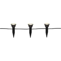 Star Trading Lichterkette Kunststoff 210 cm inkl. Dämmerungssensor schwarz