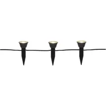 Star Trading Lichterkette Kunststoff 210 cm inkl. Dämmerungssensor schwarz