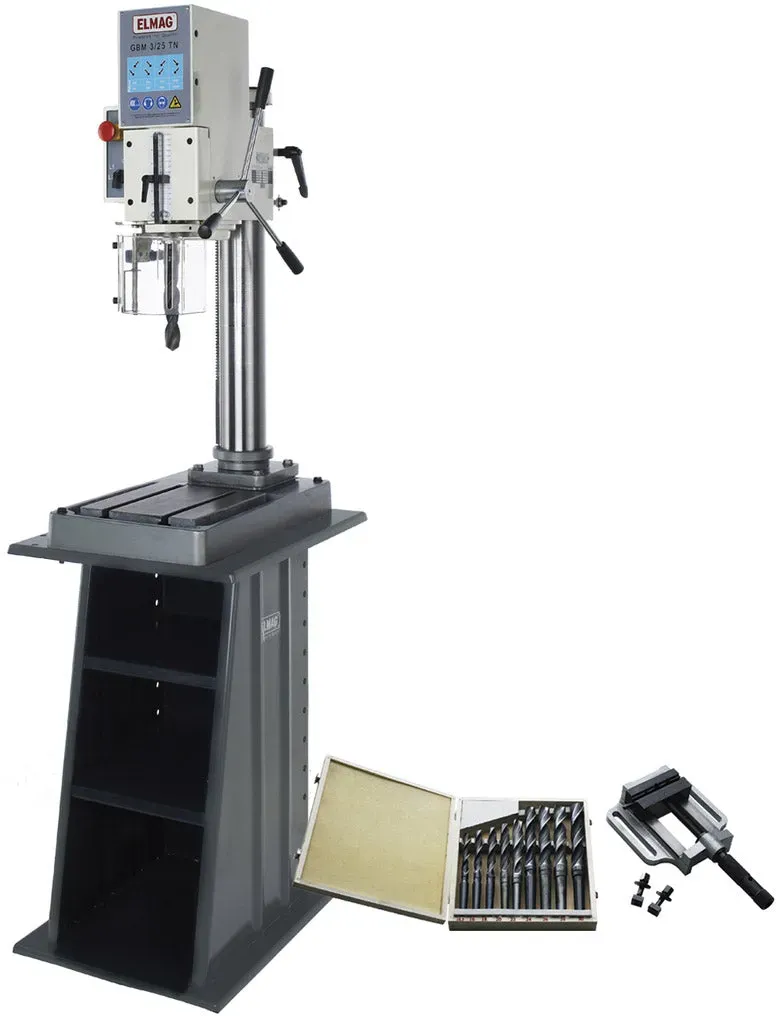 Getriebe Tisch- und Säulenbohrmaschine Serie GBM 3 / 25 -  195 / 570 x 340 / 340 x 570