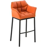 CLP Barhocker Damaso B mit 4-Fuß Gestell orange