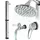 ML-Design Solardusche Silber-Schwarz 217,5 cm