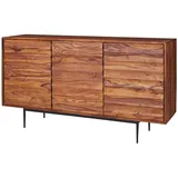 KADIMA DESIGN Charmantes Sheesham Sideboard 150 x 81 x 41 cm Braun