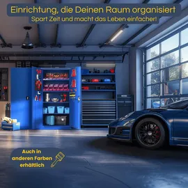 Jan Nowak BRUNO Werkzeugschrank 185 x 92 x 50 cm Blau