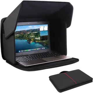 yumt Laptop-Sonnenschutz, Laptop-Sonnenschutz, Sichtschutzhaube, Computer-Sonnenschutz, Tasche für Arbeiten im Freien, faltbar, Computerabdeckung außen, 38,1-40,6 cm (zum Patent angemeldet)