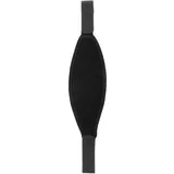 Sharplace Neopren Maskenband Neoprenüberzug, Taucherbrillenriemen Schwarz, Bequem Schnorchelmaske, Verstellbare Maskenband Wrapper Ersatz, Diving Mask Strap Cover für Tauchen, Wassersport, Schwimmen - 33 x 8.5 cm