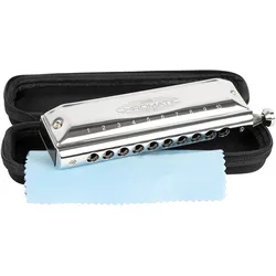 Cascha HH2272 Chromatic 10-40 Blues Mundharmonika