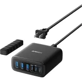 Anker 6-in-1 Ladestation (112 W), USB Ladegerät, Schwarz