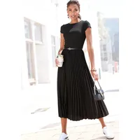 LASCANA Midikleid Schwarz 42