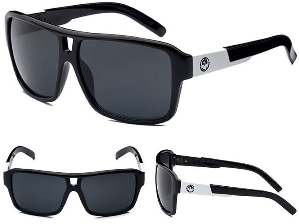 FOOOZ Brand Design Classic Square Dragon Sonnenbrille für Damen Herren Mode Retro Unisex Sommer Outdoor Sports UV400 Sonnenbrille Eyewear,6,Andere