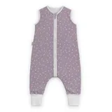 Ehrenkind Ehrenkind® Baby Sommerschlafsack mit Füßen 1.0 TOG aus weicher OEKO-TEX zertifizierter Bio-Baumwolle | Sommer Schlafsack | Baby Schlafsack Gr. 70 Flieder Pusteblume | 1 Tog