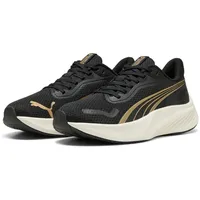 Puma Pounce LITE Straßen-Laufschuh, Gold Black, 43 EU