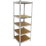 Baumarktplus Schwerlastregal 180x60x60cm 875 kg 5 Böden Regal Steckregal Lagerregal