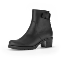 GABOR Damen Ankle Boots, Frauen Stiefeletten,Moderate Mehrweite (G),uebergangsstiefel,knöchelhoch,stiefel,schwarz(Micro/uni),38.5 EU / 5.5 UK - 38.5 EU