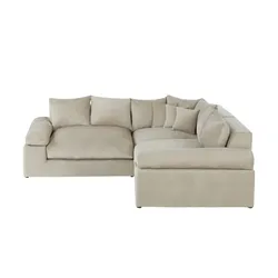smart Ecksofa  Lionore ¦ beige ¦ Maße (cm): B: 256 H: 86 T: 256.0