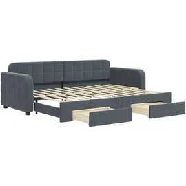 vidaXL Tagesbett 80 x 200 cm Dunkelgrau