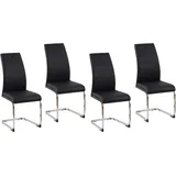 Hti-Living Schwingstuhl SallyC Kunstleder schwarz