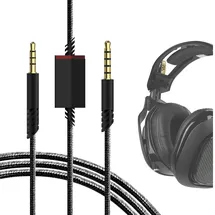 damaku Ersatz Audio Aux Kabel Gaming Audiokabel Schwarz PS5/PS4/Xbox One/PC