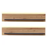 Innostyle Memphis 2er Set Wandboard 100 x 15 x 23 cm Braun