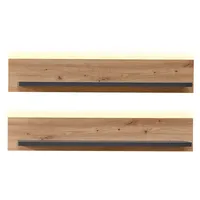 Innostyle Memphis 2er Set Wandboard 100 x 15 x 23 cm Braun