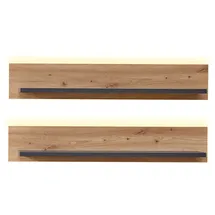 Innostyle Memphis 2er Set Wandboard 100 x 15 x 23 cm Braun