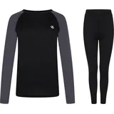 Dare 2b Exchange IV Damen Thermo-Baselayer Set Schwarz/Schwarz 20