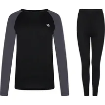 Dare 2b Exchange IV Damen Thermo-Baselayer Set Schwarz/Schwarz 20