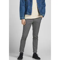 JACK & JONES Marco Chinohose mit Slim Fit in Grau-W34 / L32