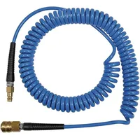 Riegler Spiralschlauch-Standardkupplung-Set, PU, Schlauch-Ã 10x6,5, 6,0 m