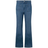 Pepe Jeans Slim-fit-Jeans PEPE JEANS "Jeans SLIM FIT FLARE UHW RETRO«, Gr. 27, Länge 34, blue rigid d, , 76459561-27 Länge 34