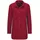 GOLDNER Lässige Longjacke mit Pepitamuster", in dunkelrot | Gr.: 40,