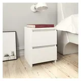 vidaXL Nachtschrank 30 x 30 x 40 cm Weiß
