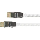Python PYT M0259 DisplayPort 1.4 8Ka60 Hz aktiv weiss 10 m (10 m, DisplayPort, Video Kabel