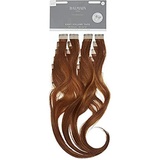 Balmain Tape Extensions Volume Human Hair 20 Stück 40 Cm Länge Farbe Dunkelbraun #3