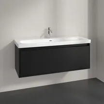 Villeroy & Boch Skyla Waschtischunterschrank 1 Auszug, 1172 x 436 x 439 mm, Volcano Black