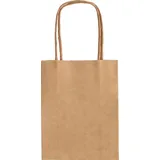 Folia Papiertüten S, aus 125g/m2 Kraftpapier, 20 Stück, 12x15x5,5cm, natur