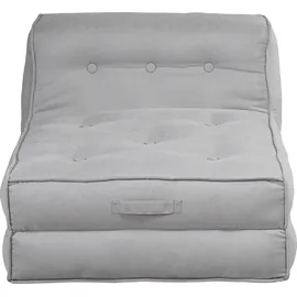 Home Affaire Sessel HOME AFFAIRE "Pia", grau (hellgrau), B:106cm H:95cm, Sessel, Sessel, Loungesessel in 2 Größen, mit Schlaffunktion und Pouf-Funktion.